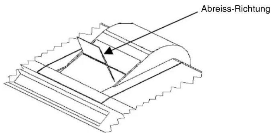 OLIVETTI Logos 694aT - Korrektes Abreissen des Bonstreifens - 1