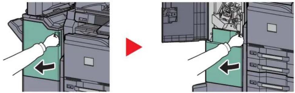 OLIVETTI dCopia 4500MF plus - Remplissage des portecartouches d'agrafes B/C (option) - 1