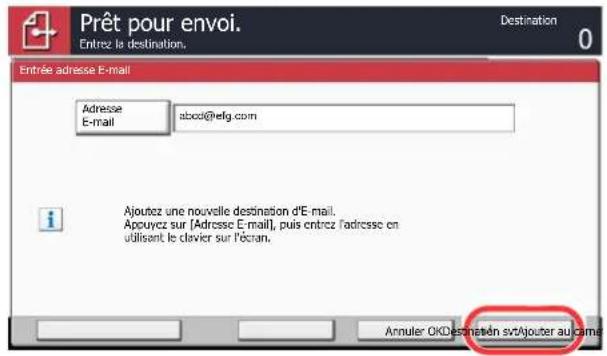 OLIVETTI dCopia 4500MF plus - Appuyer sur [OK]. - 1