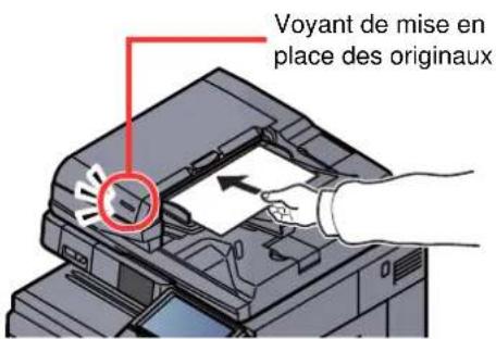 OLIVETTI dCopia 4500MF plus - Mettre en place les originaux. - 1
