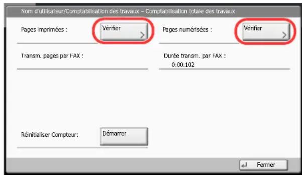 OLIVETTI dCopia 4500MF plus - Vérifier le nombre de pages. - 1
