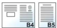 OLIVETTI dCopia 4500MF plus - Exemple:B4 et B5 - 1