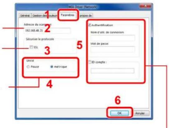 OLIVETTI dCopia 4500MF plus - Configurer le pilote WIA. - 1