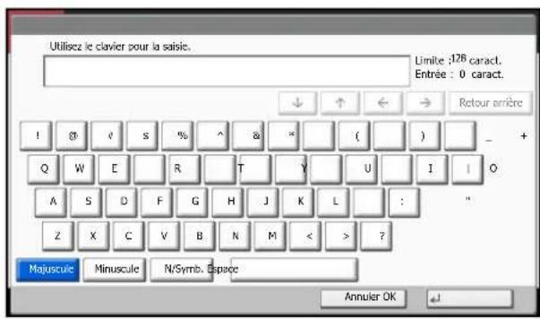 OLIVETTI dCopia 4500MF plus - Écran de saisie en majuscules - 1