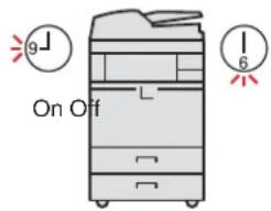 OLIVETTI dCopia 4500MF plus - Economiser I'energie en fonction des besoins (fonction Economie d'énergie/niveau de reprise d'économie d'énergie) - 1