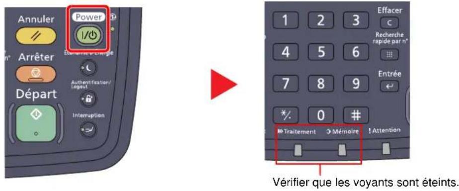 OLIVETTI dCopia 4500MF plus - Appuyer sur la touche [Power]. - 1