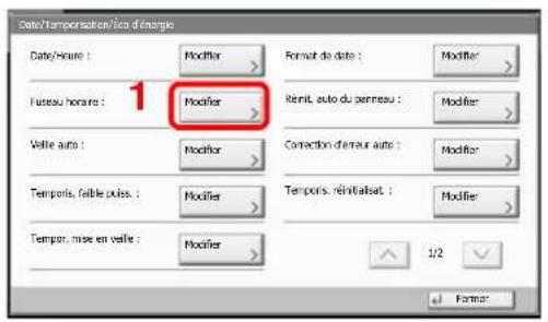 OLIVETTI dCopia 4500MF plus - Configurer les paramètres. - 1