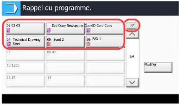 OLIVETTI dCopia 4500MF plus - Rappeler le programme. - 2