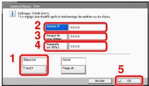 OLIVETTI dCopia 4500MF plus - Configurer les paramètres. - 3