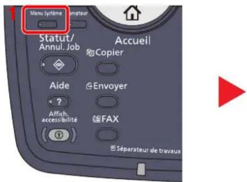 OLIVETTI dCopia 4500MF plus - Afficher l'écran. - 1