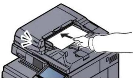 OLIVETTI dCopia 4500MF plus - Mettre en place les originaux. - 1