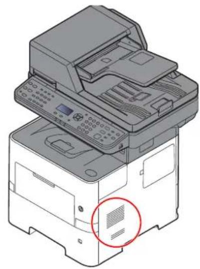 OLIVETTI dCopia 4514MF - Orifices - 1
