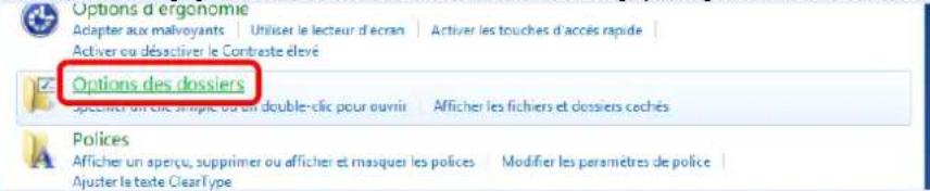 OLIVETTI dCopia 4514MF - Sélectionner [Paramètres] dans les icônes du bureau, puis sélectionner [Panneau de configuration], [Apparence et personnalisation], puis [Options des dossiers]. - 1