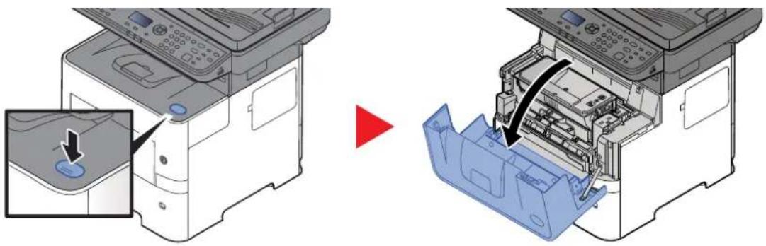 OLIVETTI dCopia 4514MF - Remplacement de la cartouche de toner - 1