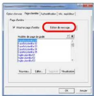 OLIVETTI dCopia 8001MF - Modifier le message. - 1