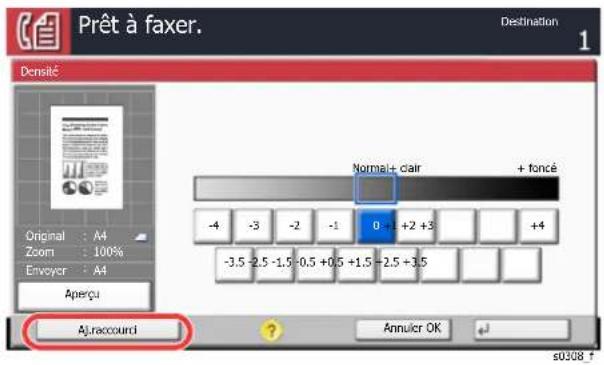 OLIVETTI dCopia 8001MF - Ajout de raccourcis - 1
