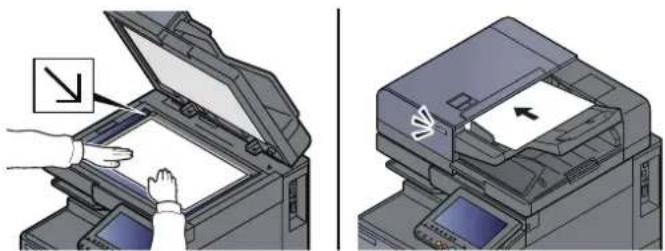 OLIVETTI dCopia 8001MF - Sélectionner [FAX] dans l'écran d'accueil. - 1