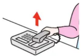 OLIVETTI dCopia 8001MF - Soulever le combiné. - 1