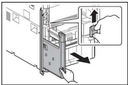 OLIVETTI dCopia 6500MF plus - Remplacement du bac de récepération de toner - 3