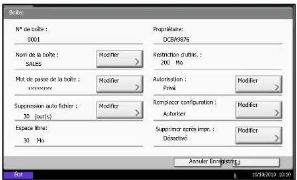 OLIVETTI dCopia 6500MF plus - Travailler avec des droits d'utilisateur lorsque l'administration des connexions d'utilisateurs est activée - 1