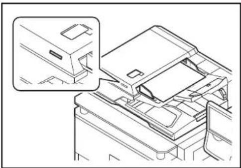 OLIVETTI dCopia 6500MF plus - Comment charger les originaux - 4