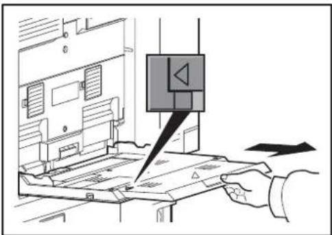 OLIVETTI dCopia 6500MF plus - Chargement du papier dans le bac MF - 2