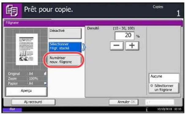 OLIVETTI dCopia 6500MF plus - Mode Filigrane - 2