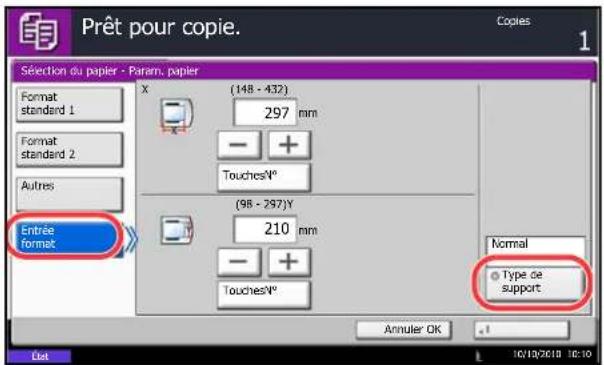 OLIVETTI dCopia 6500MF plus - Selection du bac MF - 2