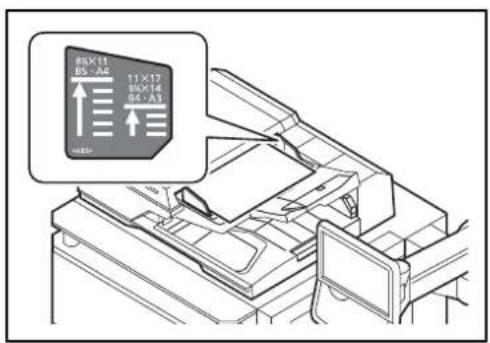 OLIVETTI dCopia 6500MF plus - Comment charger les originaux - 3