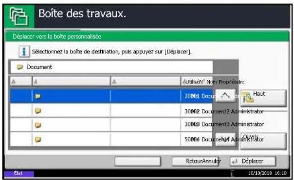 OLIVETTI dCopia 6500MF plus - Déplacement d'un document/copie d'un document (déplacer/copier) - 2