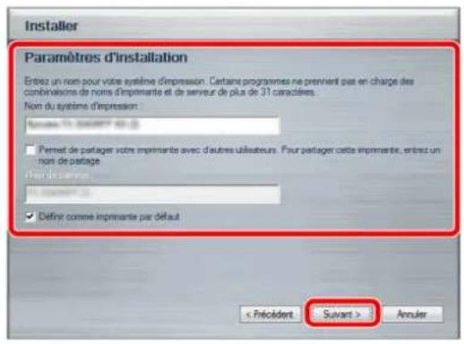OLIVETTI dCopia 6500MF plus - Installation du pilote d'imprimante sous Windows - 6