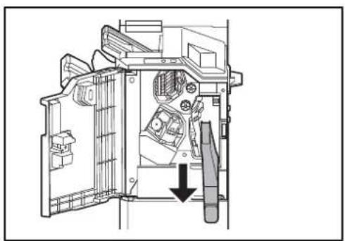 OLIVETTI dCopia 6500MF plus - Vider le bac de récapération de perforation (option) - 2