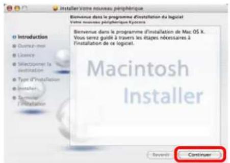 OLIVETTI dCopia 6500MF plus - Installation du pilote d'imprimante sous Macintosh - 4