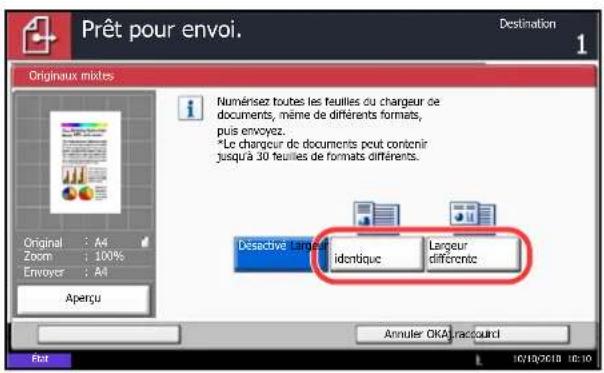 OLIVETTI dCopia 6500MF plus - Originaux de largeur identique - 16