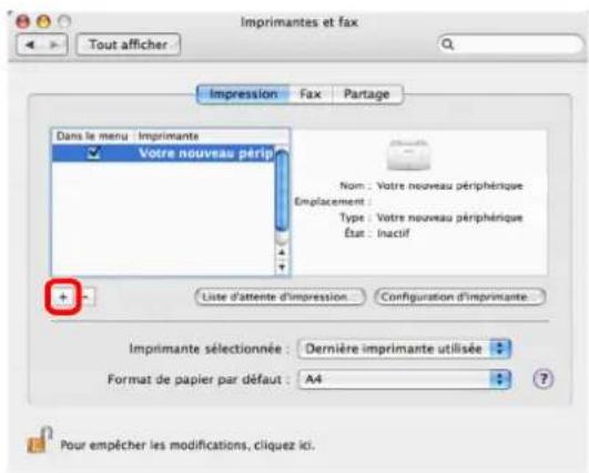 OLIVETTI dCopia 6500MF plus - Installation du pilote d'imprimante sous Macintosh - 6