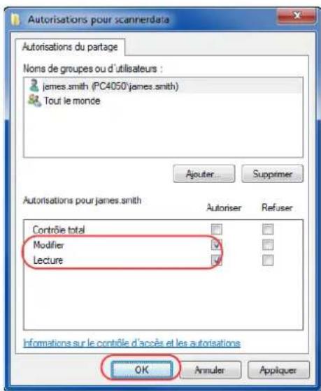 OLIVETTI dCopia 6500MF plus - Creation d'un dossier partagé - 6