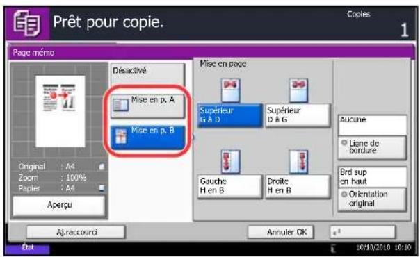 OLIVETTI dCopia 6500MF plus - Types de limites de page - 9