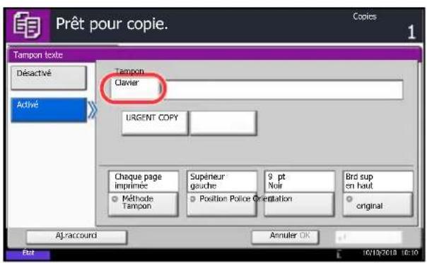 OLIVETTI dCopia 6500MF plus - Tampon texte - 1