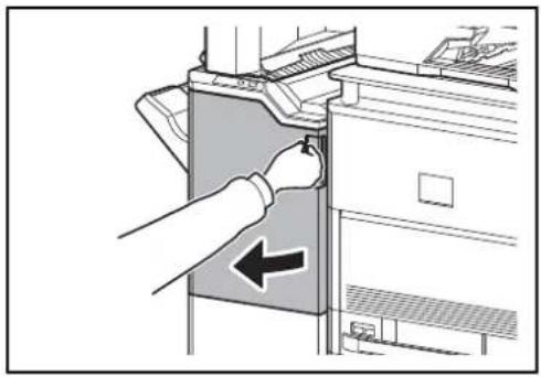 OLIVETTI dCopia 6500MF plus - Vider le bac de récapération de perforation (option) - 1