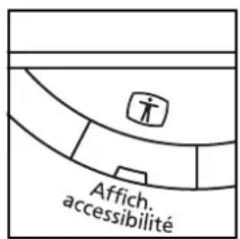OLIVETTI dCopia 6500MF plus - Affichage accessibilité (agrandissement de l'affichage de l'écran tactile) - 1