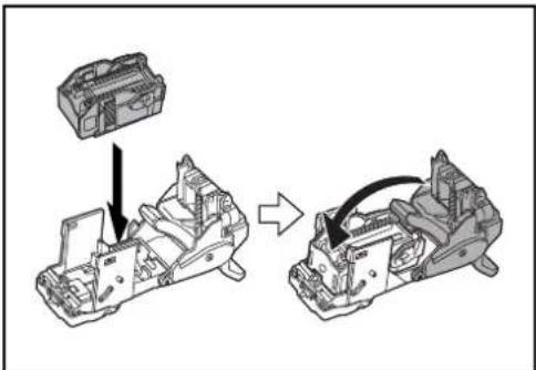 OLIVETTI dCopia 6500MF plus - Remplissage des portecartouches d'agrafes B/C (option) - 4