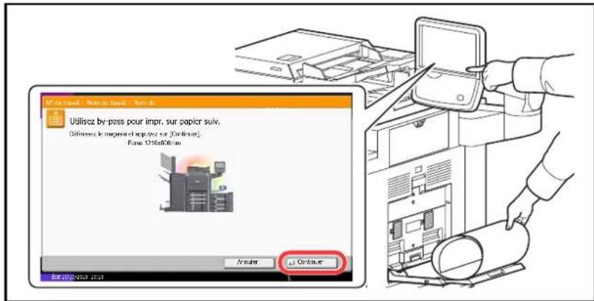OLIVETTI dCopia 6500MF plus - Impression d'un document long - 1