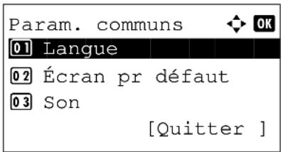 OLIVETTI dColor MF2604en - Temporisation de la réinitialisation du panneau - 2