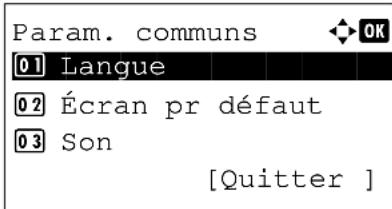 OLIVETTI dColor MF2604en - Sélection du format de papier et du type de support pour le bac MF - 2