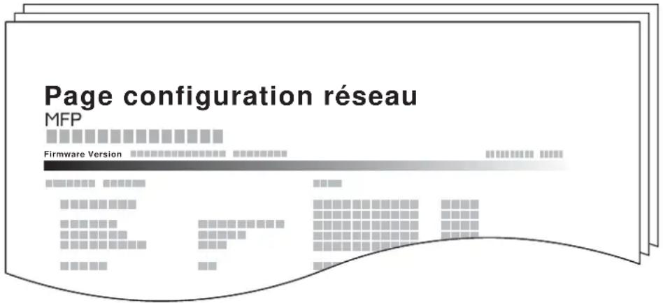 OLIVETTI dColor MF2604en - Page d'etat du réseau - 1