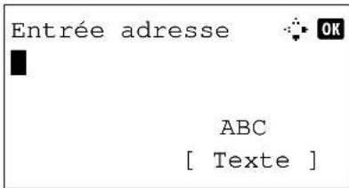 OLIVETTI dColor MF2604en - Saisie d'adresse e-mail - 2
