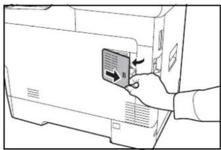 OLIVETTI dColor MF2604en - Installation du module de mémoire - 1