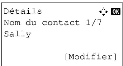 OLIVETTI dColor MF2604en - Modification d'une destination - 5