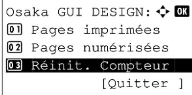 OLIVETTI dColor MF2604en - Chaque comptabilité des travaux/reinitialisation du compteur - 6