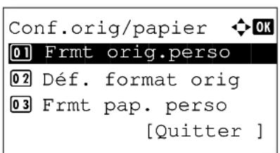 OLIVETTI dColor MF2604en - Sélection du format de papier et du type de support pour les magasins - 3